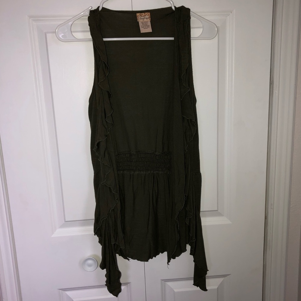 Olive Green Vest